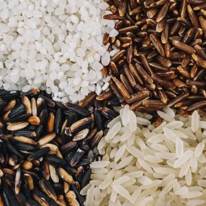 close-up-heaps-assorted-rice